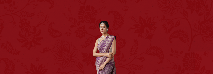 Celebrate Christmas in Elegance with Ratanshi Kheraj's Pure Silk Georgette Khaddi Banarasi Sarees