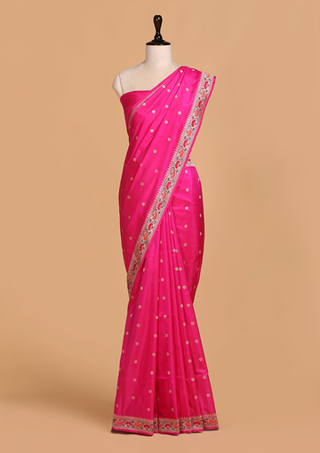 Rani Butti Saree in Silk