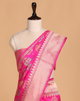 Pink Butta Saree in Silk