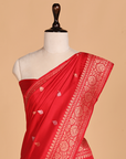 Red Butti Saree in Silk