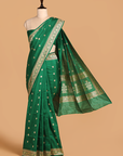 Green Butti Saree in Silk