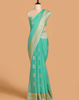 Sea Green Butta Saree in Georgette