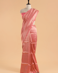 Pink Brocade Saree in Silk