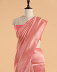 Pink Brocade Saree in Silk