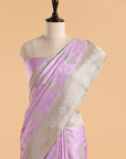 Lavender Butta Saree in Silk