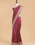 Wine Butti Saree in Silk