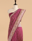 Wine Butti Saree in Silk