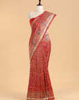 Red Patola Saree in Silk