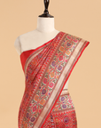 Red Patola Saree in Silk