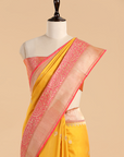 Mustard Butti Saree in Silk