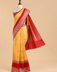 Mustard Butta Saree in Silk