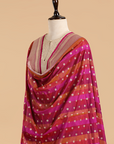 Magenta Rangkat Dupatta in Silk