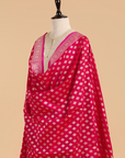 Red Dupatta in Silk