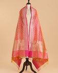 Gajar Pink Rangkat Dupatta in Silk