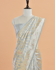 Grey Jaal  Saree in Silk