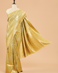 Pista Green Lehariya Saree in Georgette Tussar