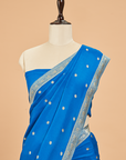 Royal Blue Butti Saree in Georgette