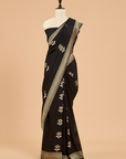 Black Butta Saree In Georgette