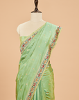 Sea Green Butti Saree in Silk