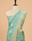 Sea Green Butta Saree in Silk