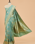 Sea Green Butta Saree in Silk