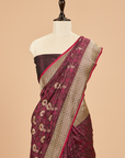 Wine Butta Saree in Silk