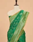 Green Jaal Saree in Silk