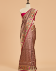 Majenta Brocade Saree in Silk