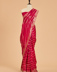 Majenta Jaal Saree in Georgette Tussar