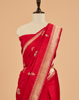 Red Butta Saree in Silk