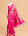 Pink Kadwa Butta Silk Saree